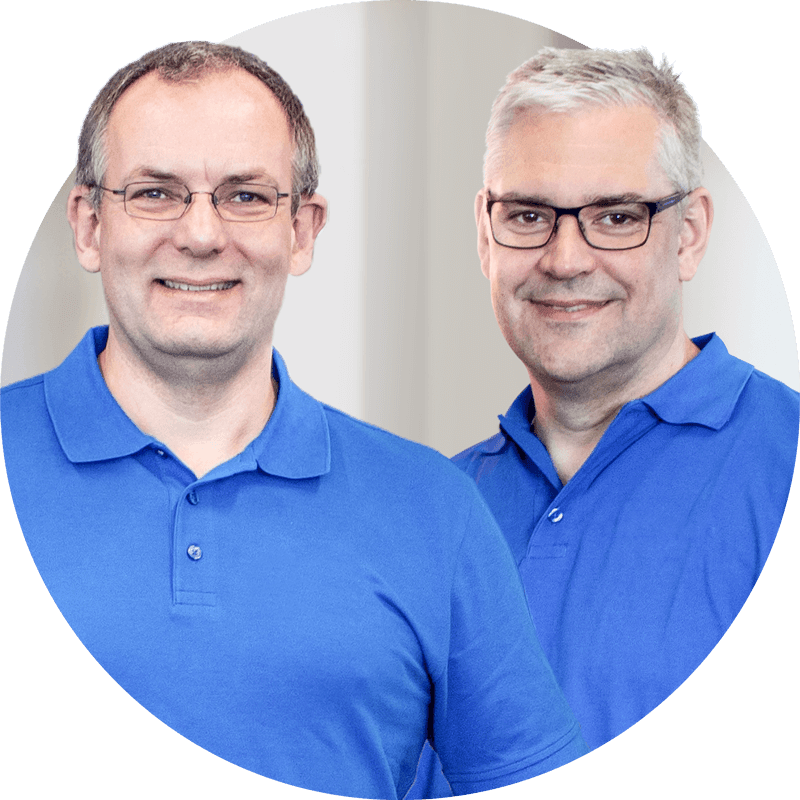 Ihre Ansprechpartner bei Rehsta: Thomas Kluge und Jürgen Hahn